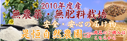 是恒自然農園 無農薬・無肥料栽培